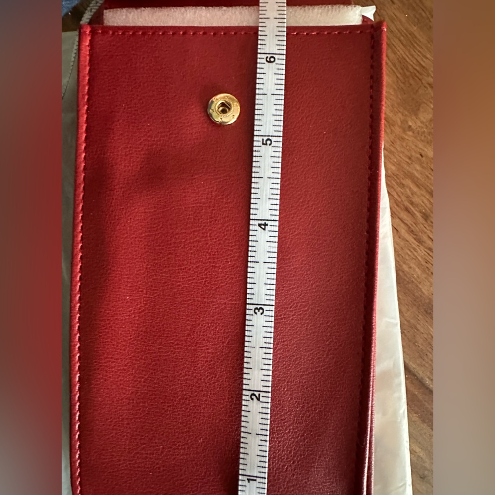 Selena The Label crossbody bag red phone pocket money/change credit card pocket - Picture 10 of 16
